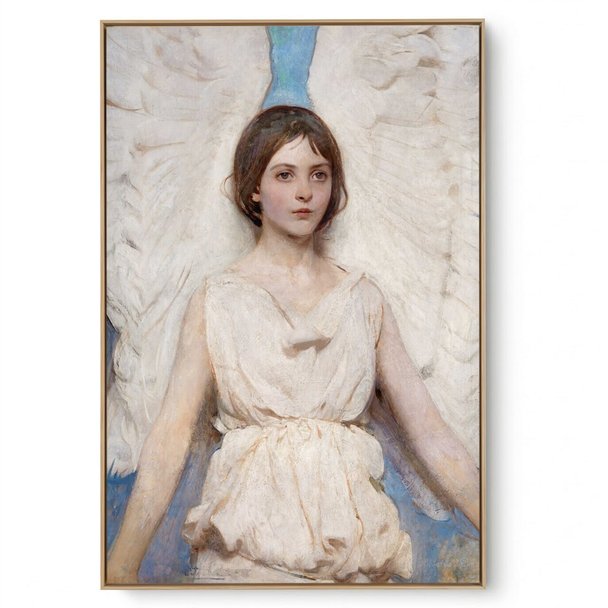 Quadro Decorativo Reprodução Pintores - Abbott Handerson - Anjo 1887