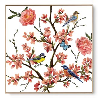 Quadro Decorativo Jardim Vintage