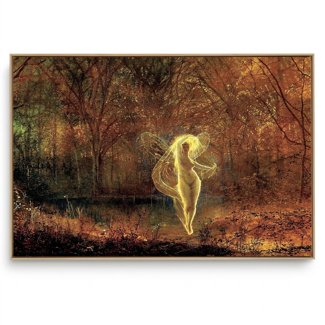 Quadro Decorativo Reprodução Pintores - Atkinson - Dame Autumn
