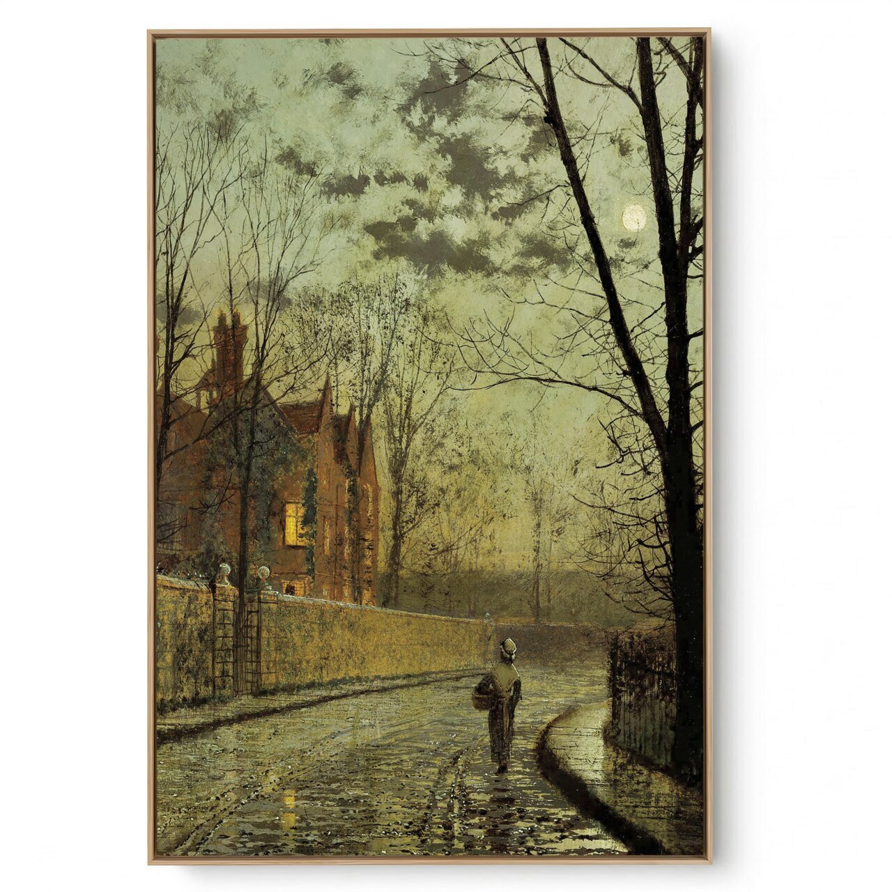 Quadro Decorativo Reprodução Pintores -  Atkinson - After the Shower