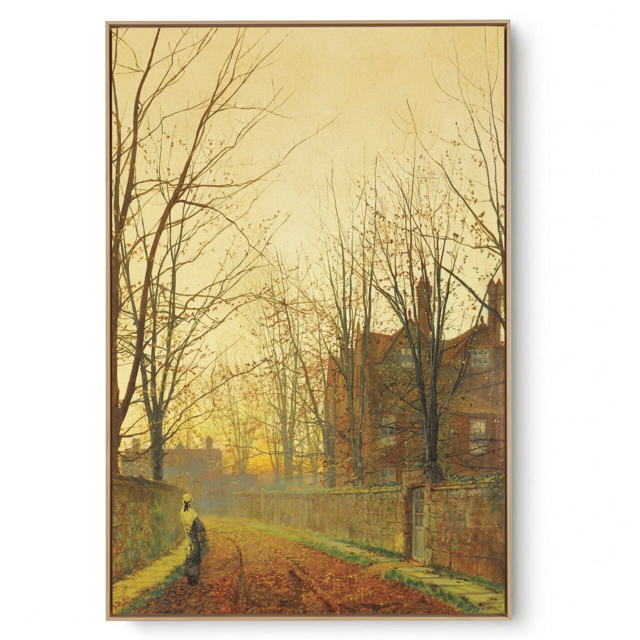 Quadro Decorativo Reprodução Pintores -  Atkinson - Final de Outubro