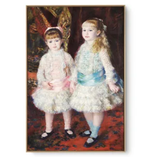 Quadro Decorativo Reprodução - Renoir - Rosa e Azul