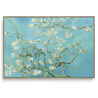 Quadro Decorativo Reprodução Pintores - Van Gogh - Amendoeira em Flor