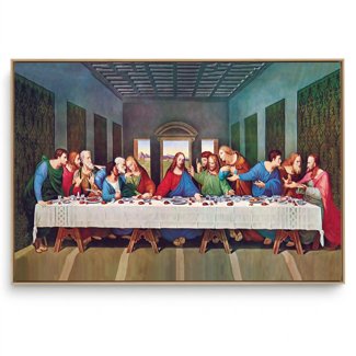 Quadro Decorativo Reprodução Pintores - Leonardo da Vinci - A Última Ceia