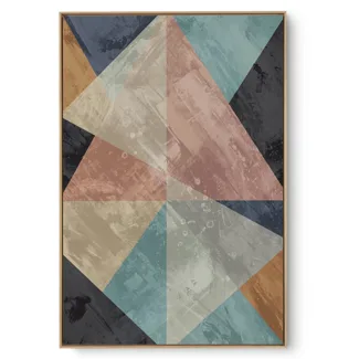 Quadro Decorativo Abstrato Polimescla III