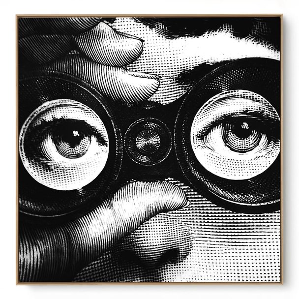 Quadro Preto e Branco Fornasetti II