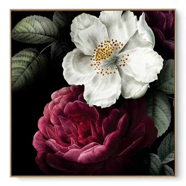 Quadro Decorativo Camélia Rosa II