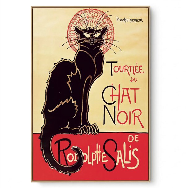 Quadro Decorativo Reprodução Pintores - Chat Noir