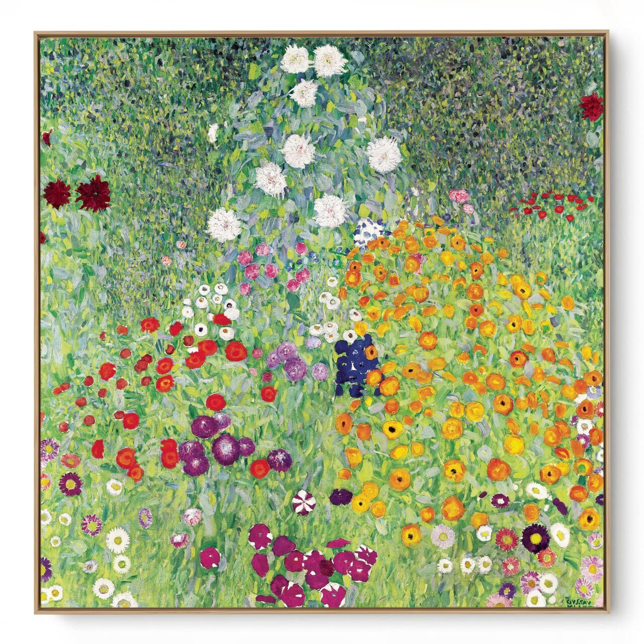 Quadro Decorativo Reprodução Pintores -  Klimt - Bauerngarten