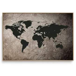Quadro Decorativo Mapas Mapa Mundi