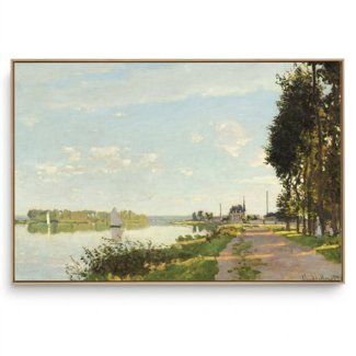 Quadro Decorativo Reprodução Pintores - Claude Monet - Argenteuil