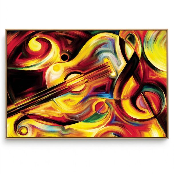 Quadro Decorativo Violão