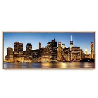 Quadro Decorativo Panorâmico Paisagem Nova York 2