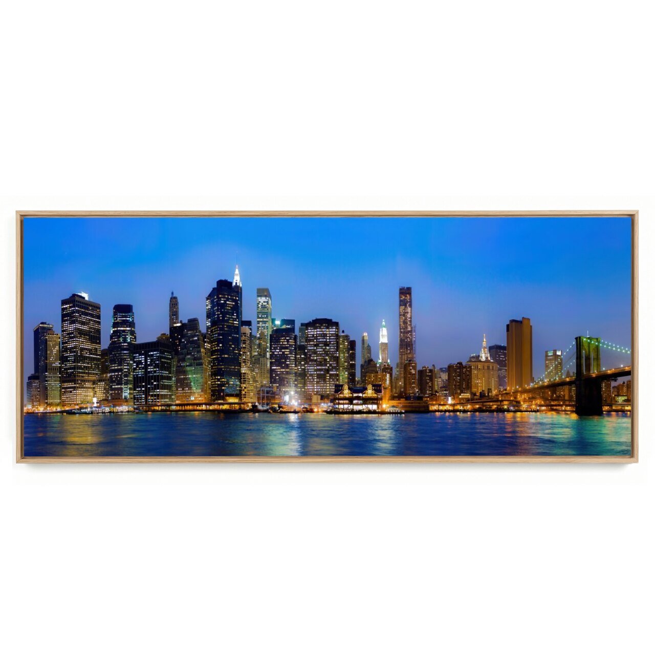Quadro Decorativo Panorâmico Paisagem  Nova York 1