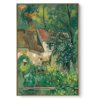 Quadro Decorativo Reprodução Pintores - Paul Cézanne - House of Pere Lacroix