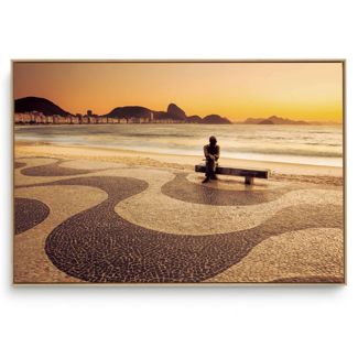 Quadro Decorativo Paisagem Copacabana Drummond