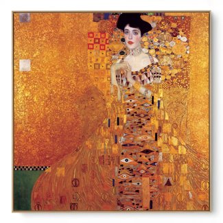 Quadro Decorativo Reprodução Pintores - Klimt - Adele