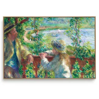 Quadro Decorativo Reprodução Pintores - RENOIR Perto do Lago