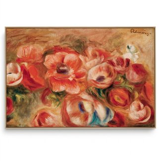 Quadro Decorativo Reprodução Pintores - Renoir - Anemones Único