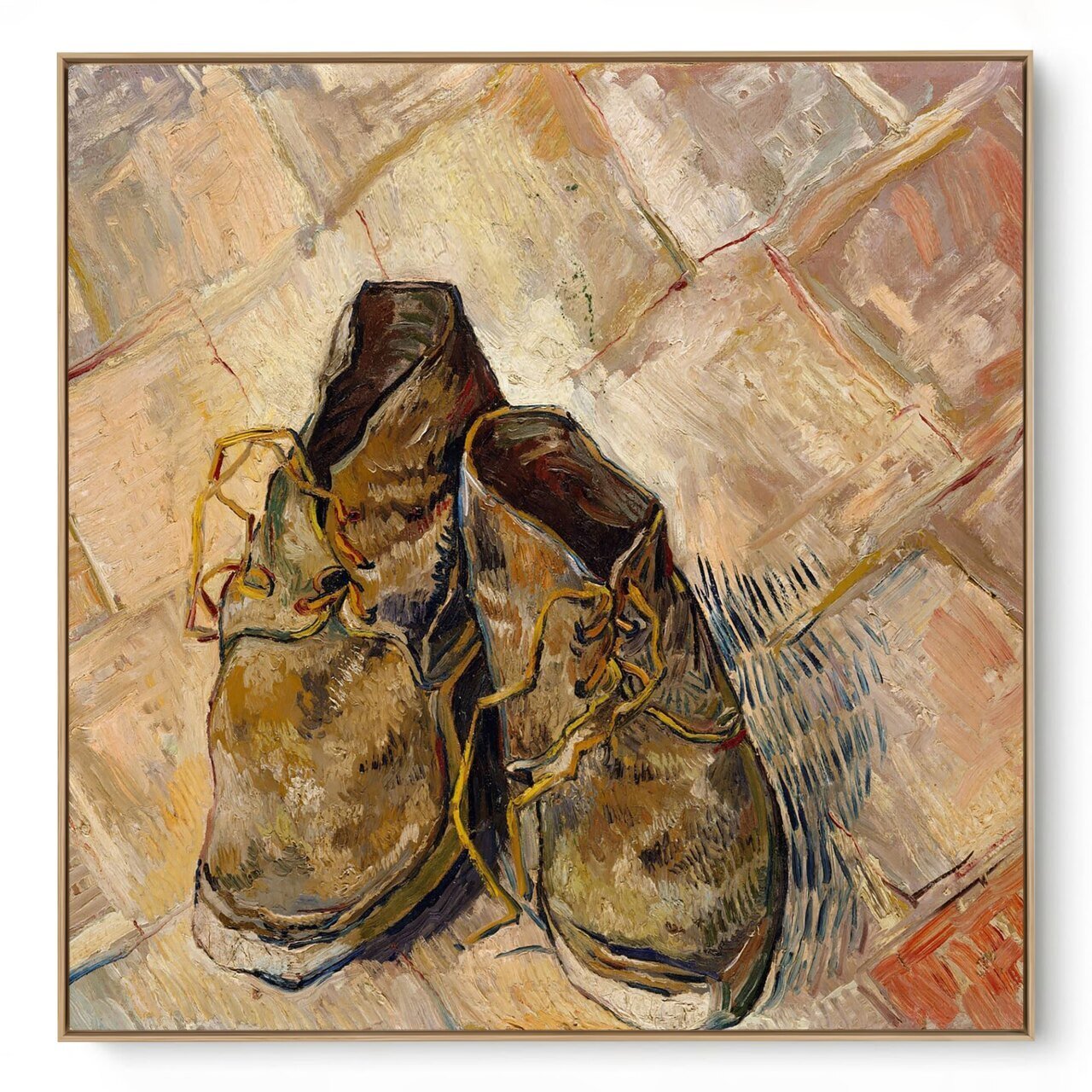 Quadro Decorativo Reprodução Pintores - Van Gogh - Shoes