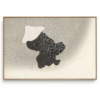 Quadro Decorativo Reprodução Pintores - KamisaKa - Snow Momoyogusa