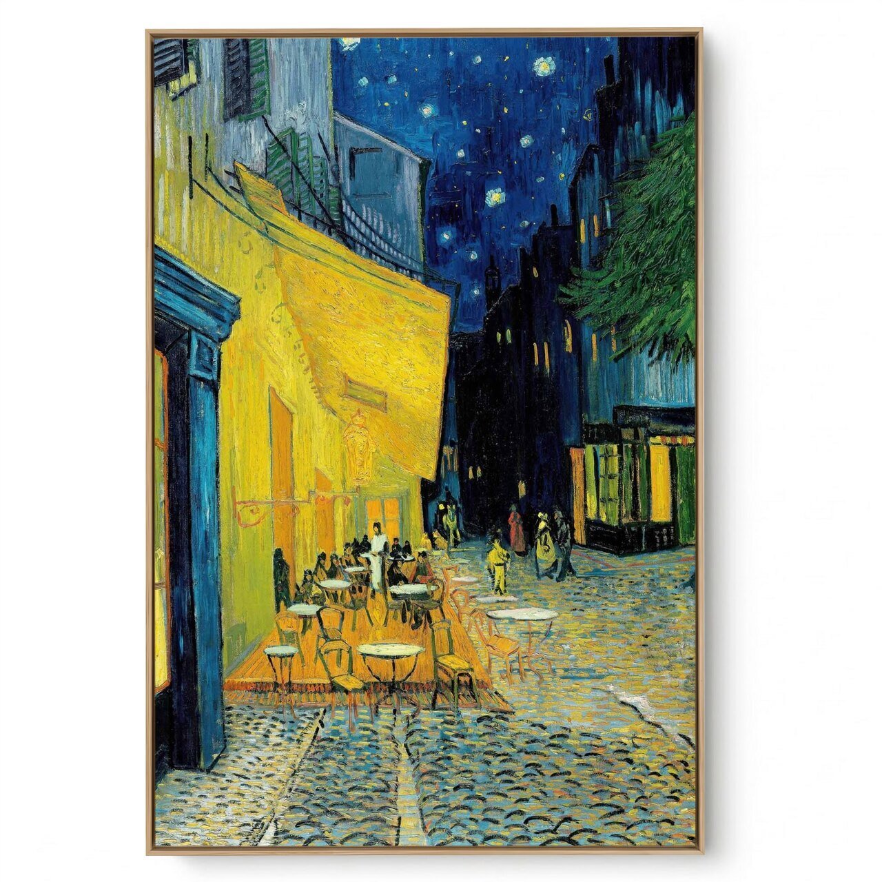 Quadro Decorativo Reprodução Pintores Van Gogh -  Terraço do Café à Noite