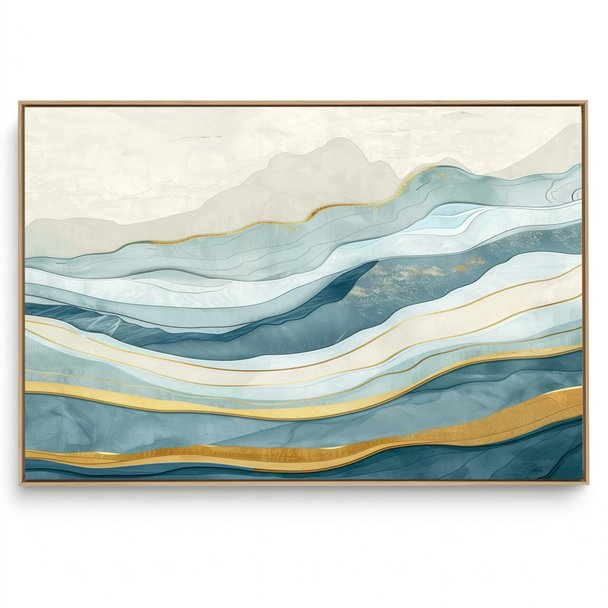 Quadro Decorativo Abstrato Camadas