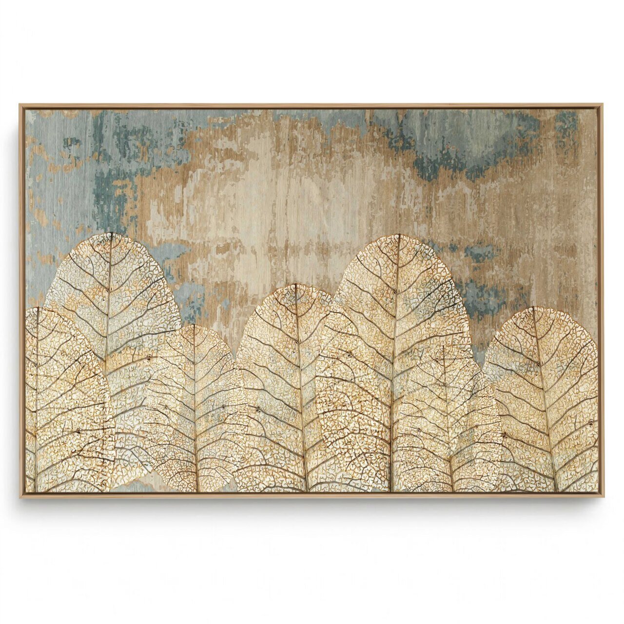 Quadro  Abstrato  Folha Print