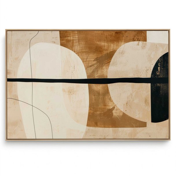Quadro Decorativo Abstrato Formas Orgânicas I
