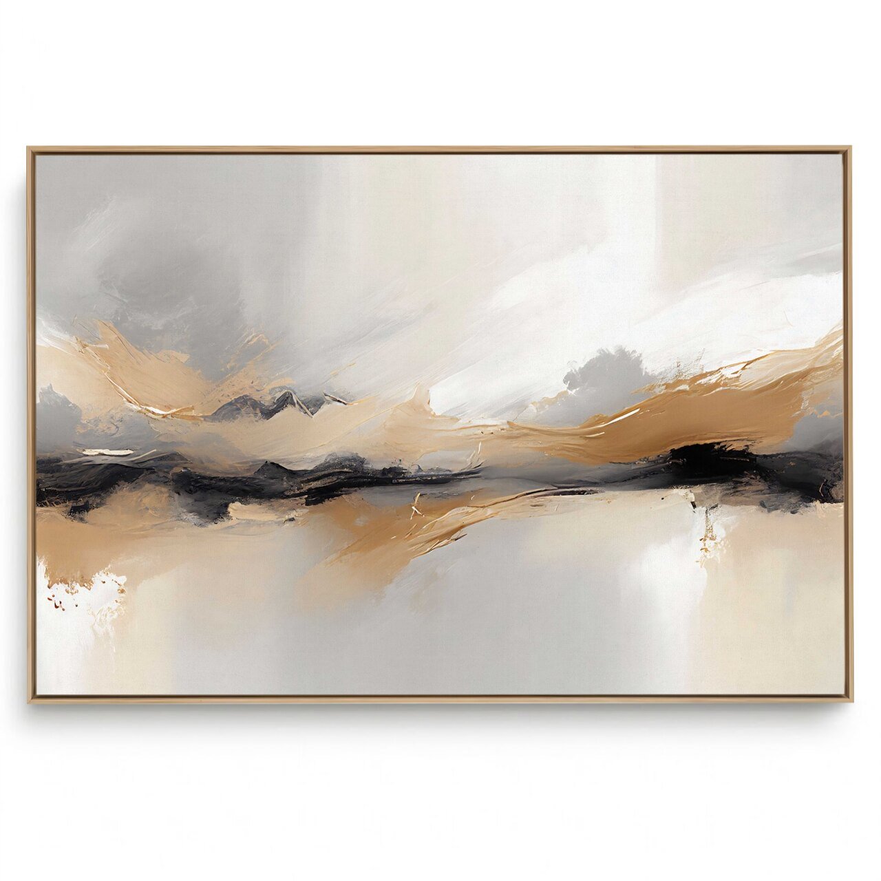 Quadro Decorativo Abs Bege Black