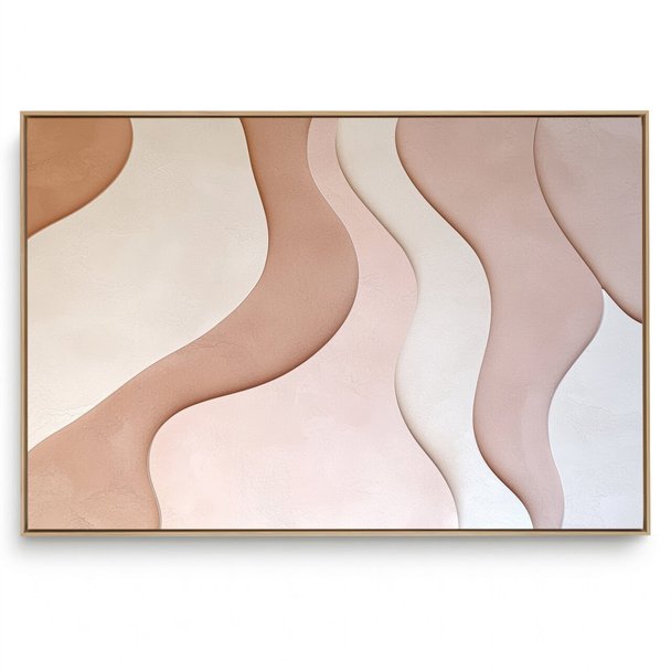Quadro Decorativo Abstrato Ondas da Terra