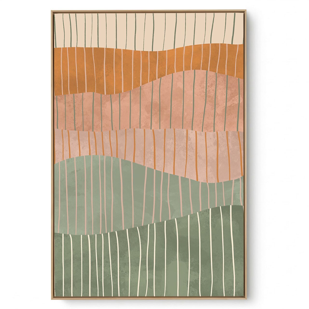 Quadro Decorativo Abstrato  Retrô