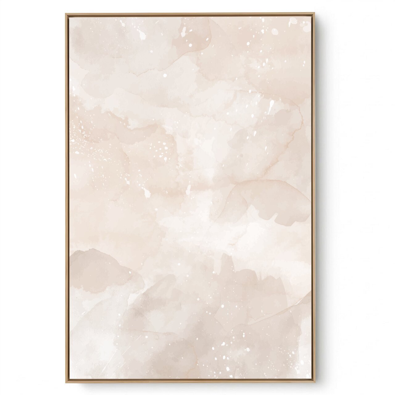 Quadro Decorativo Abstrato Textura Tons Bege V