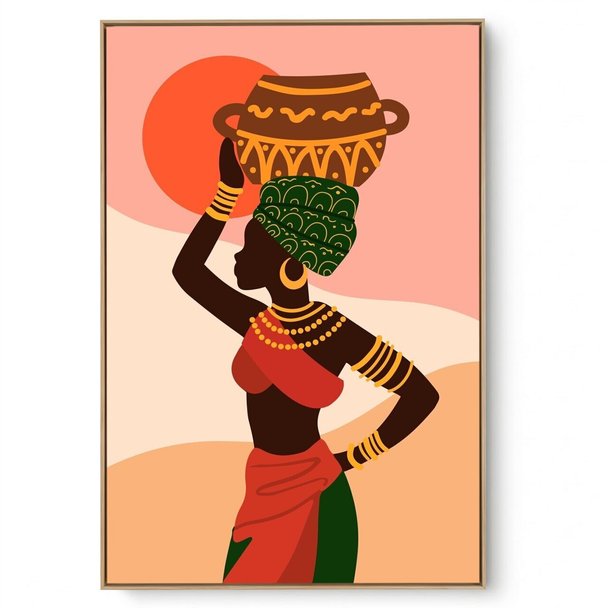 Quadro Decorativo Africana II