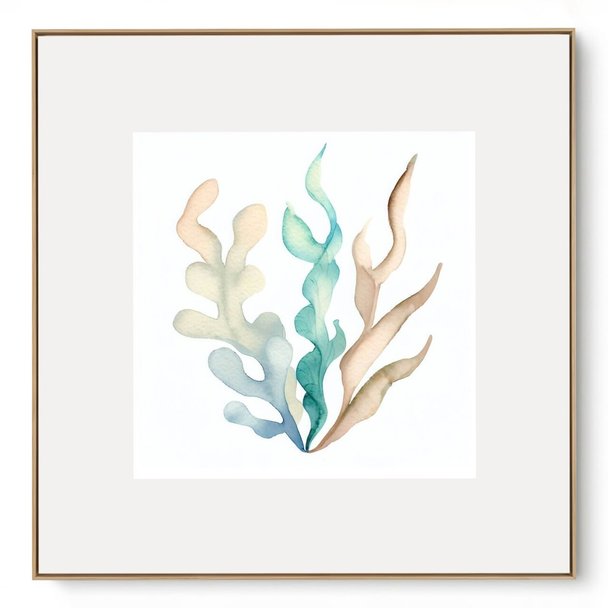 Quadro Decorativo Algas Suaves II