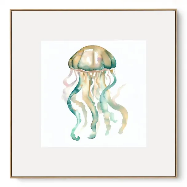 Quadro Decorativo Algas Suaves I