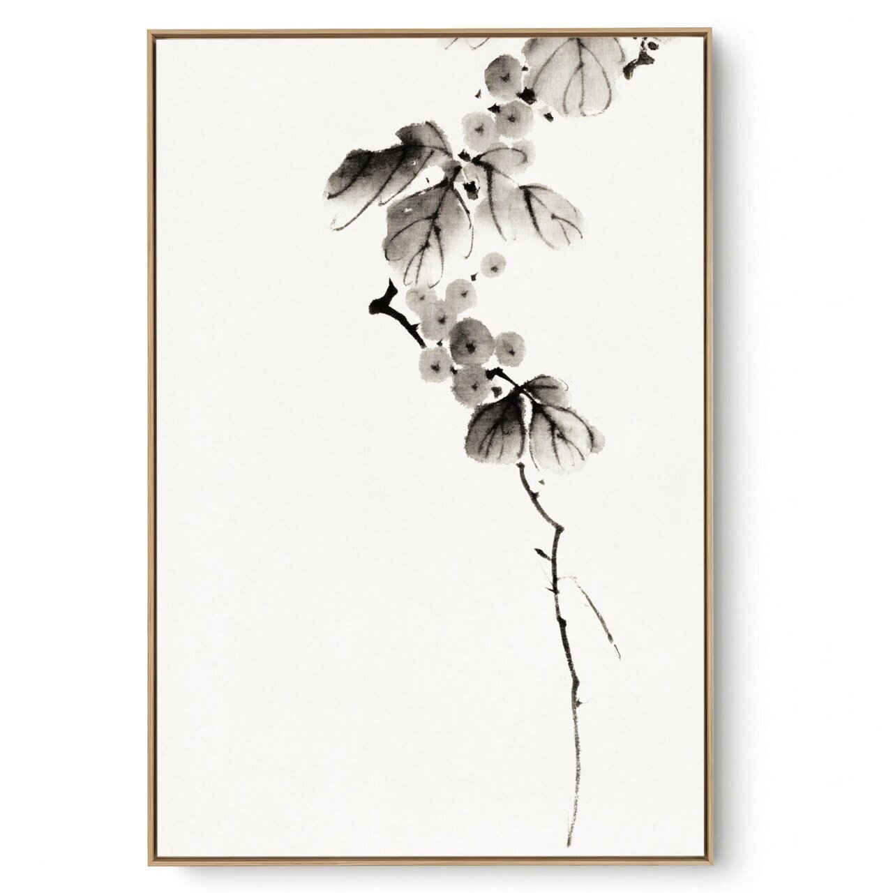 Quadro Decorativo Arte Carvão II