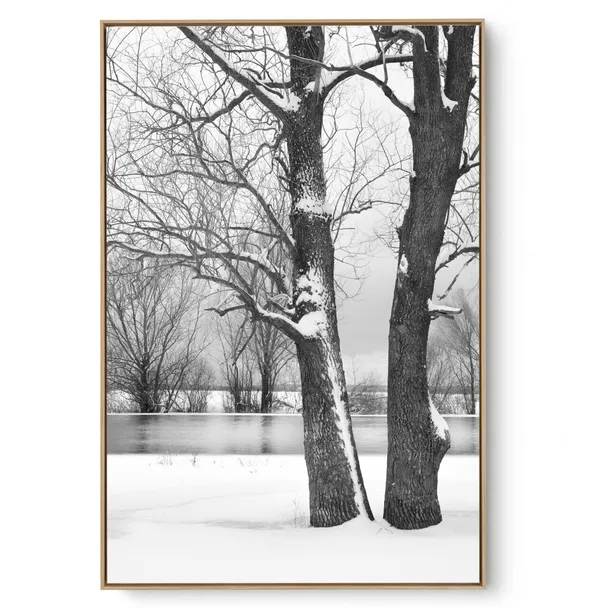 Quadro Decorativo Árvore na Neve I