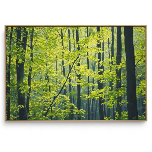 Quadro Decorativo Àrvores Pinceladas III