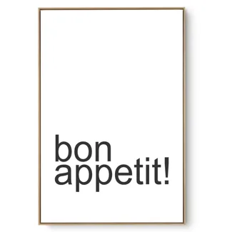 Quadro Decorativo Bon Appettit I