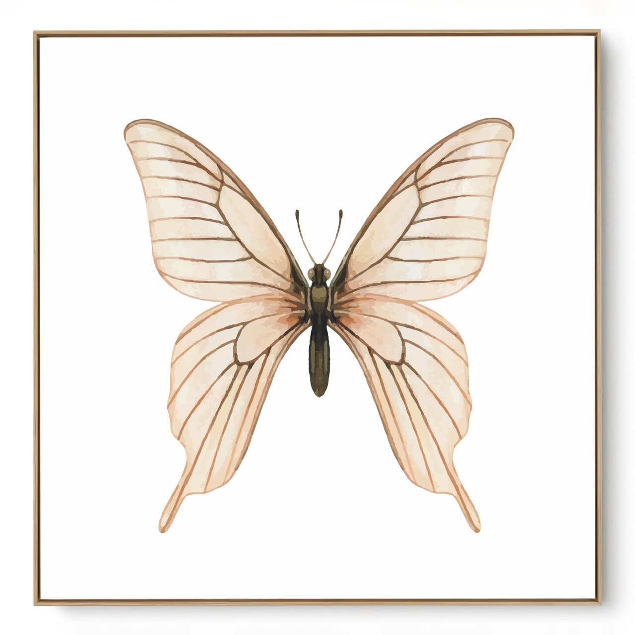Quadro Decorativo Borboleta Suave III