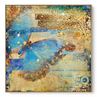 Quadro Decorativo Borboleta Vintage I