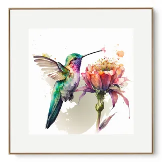 Quadro Decorativo Beija Flor I