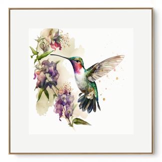 Quadro Decorativo Beija Flor II