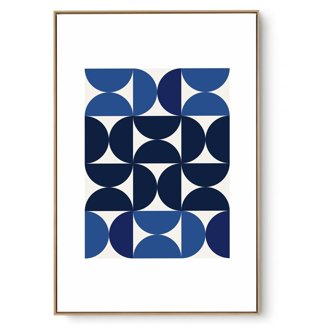 Quadro Decorativo Abstrato Bauhaus