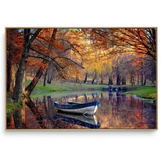 Quadro Decorativo Barca no Lago
