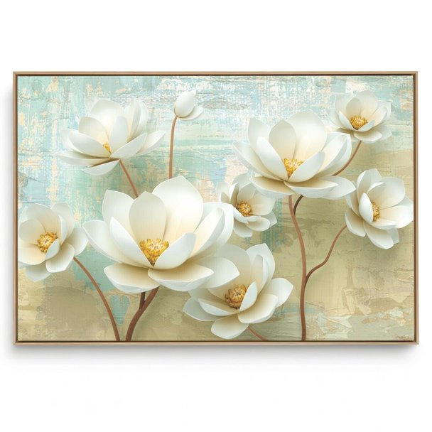 Quadro Decorativo Branco Neve