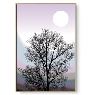 Quadro Decorativo Árvore Sombra