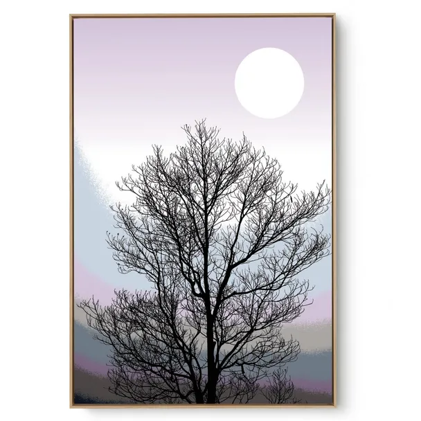 Quadro Decorativo Árvore Sombra