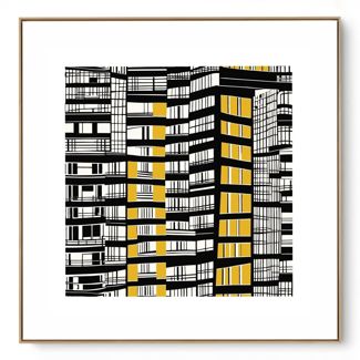 Quadro Decorativo Cidade Linha II